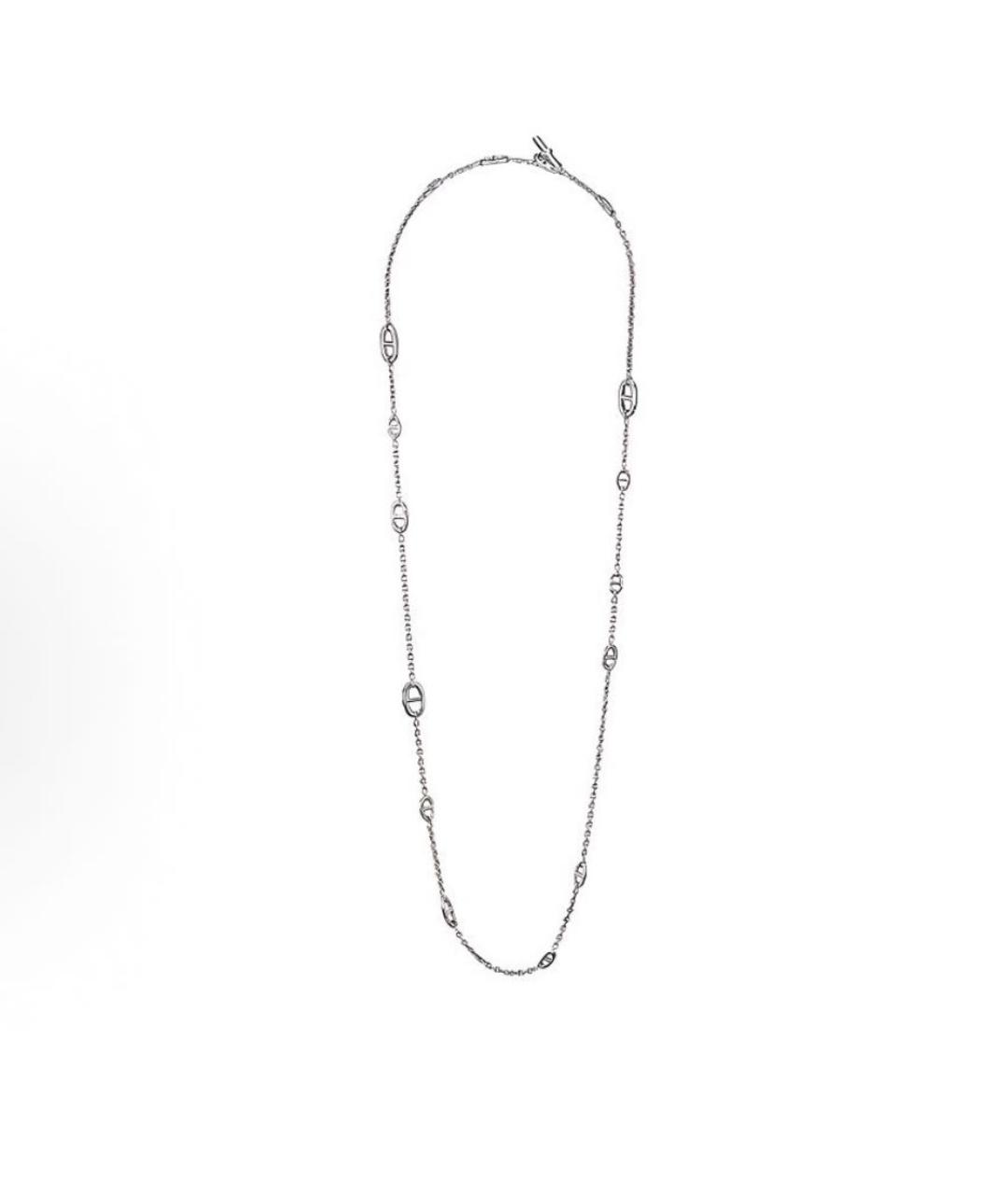 HERMES Серебряное серебряное колье, фото 3