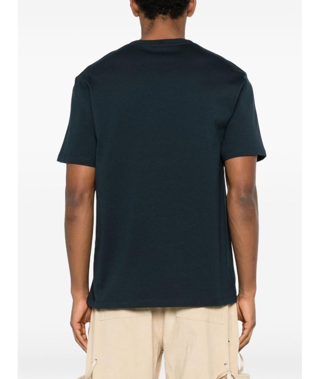 LOEWE Синяя хлопковая футболка, фото 5