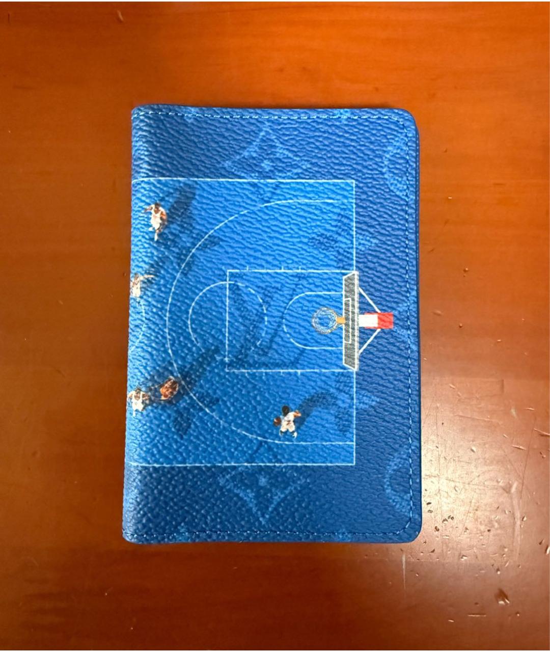 LOUIS VUITTON Синий кардхолдер, фото 3