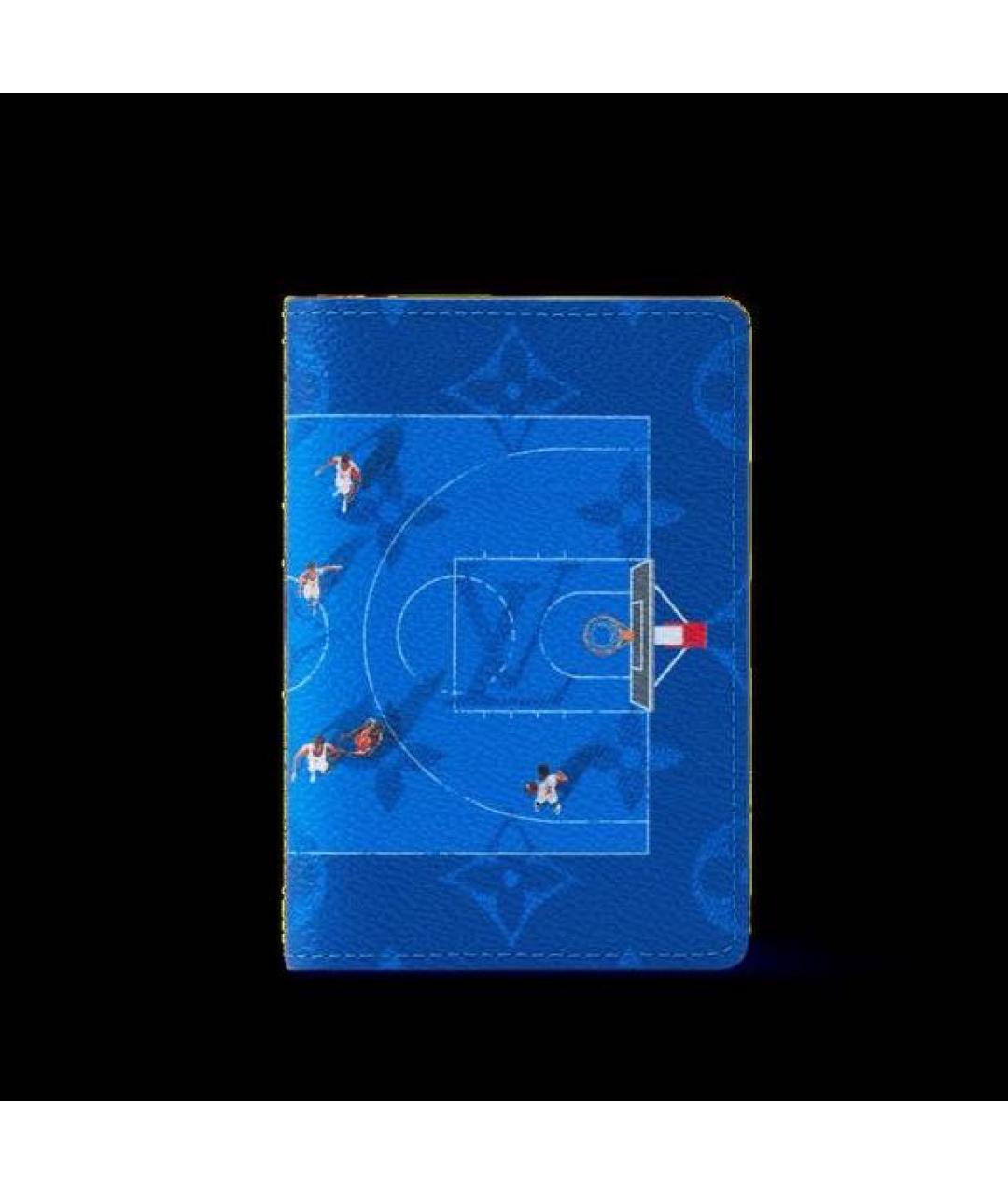 LOUIS VUITTON Синий кардхолдер, фото 4