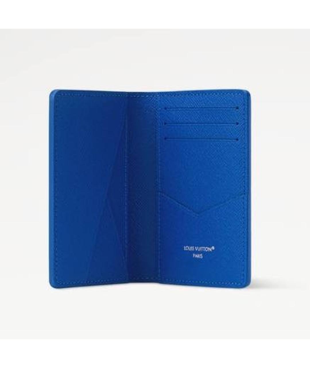 LOUIS VUITTON Синий кардхолдер, фото 2