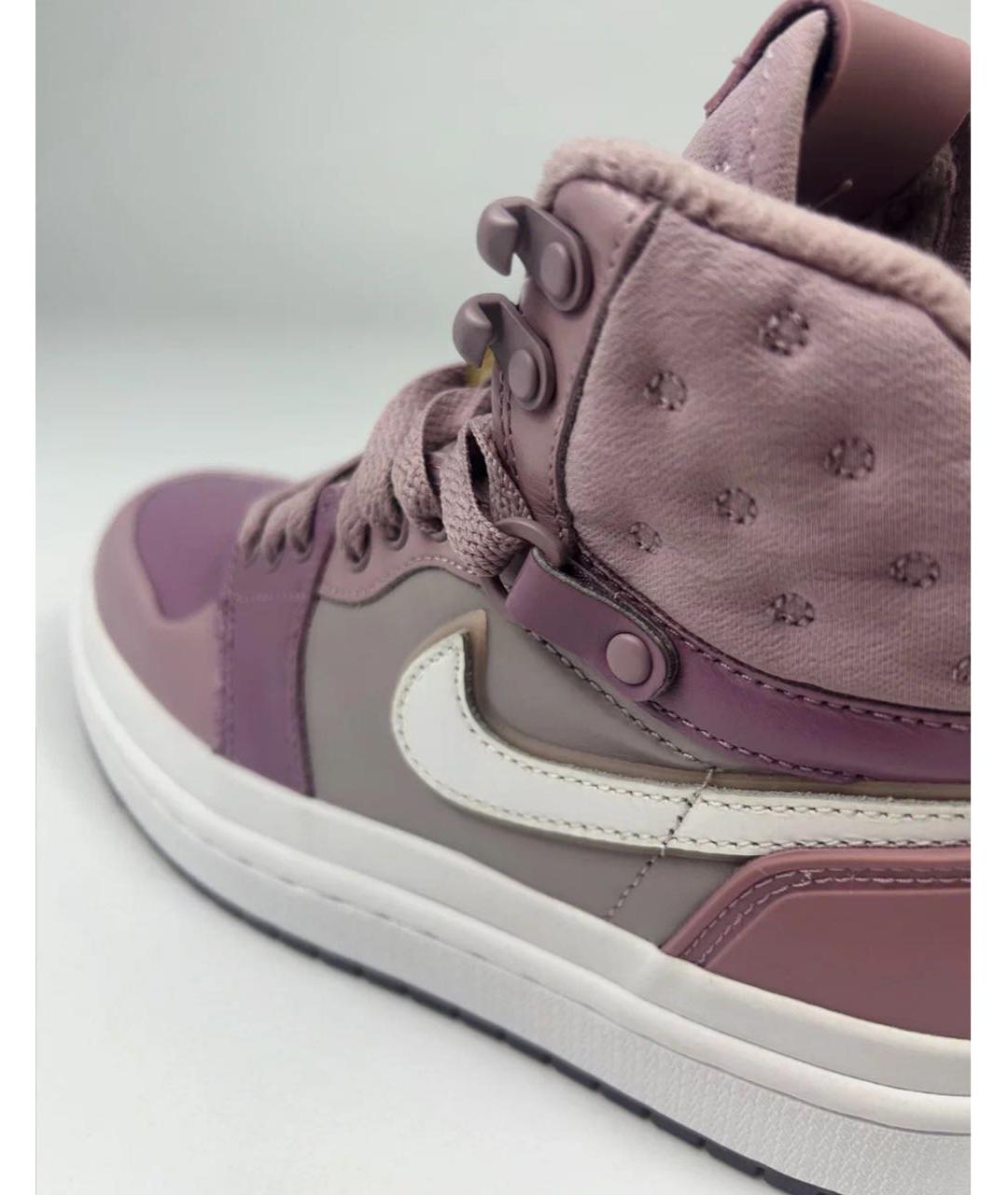 NIKE Розовые кожаные кроссовки, фото 3