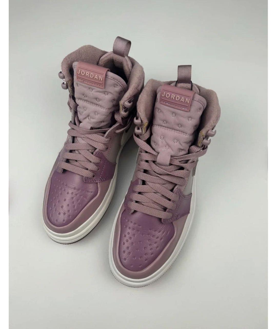 NIKE Розовые кожаные кроссовки, фото 2