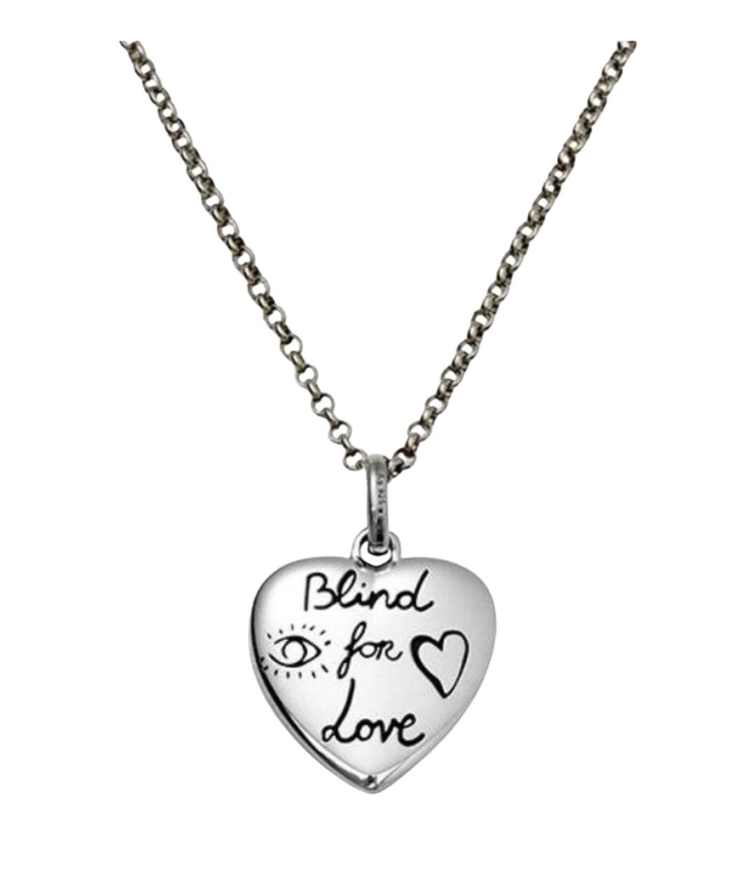 GUCCI Серебряная серебряная подвеска, фото 1