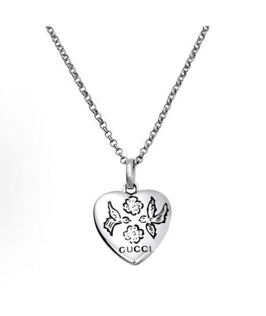 GUCCI Серебряная серебряная подвеска, фото 4