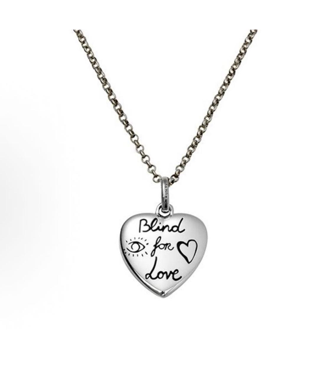 GUCCI Серебряная серебряная подвеска, фото 5