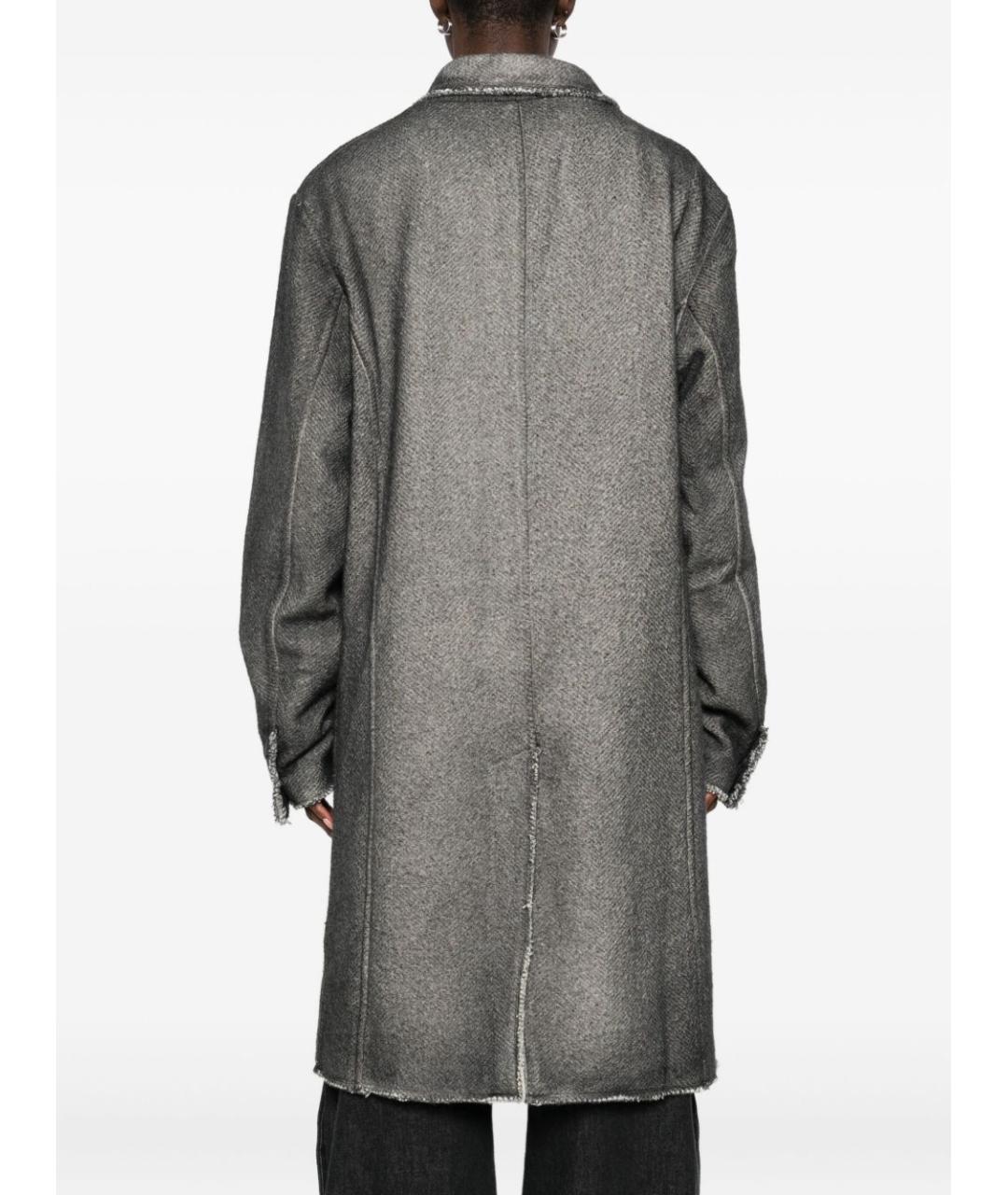 AVANT TOI Серое шерстяное пальто, фото 4