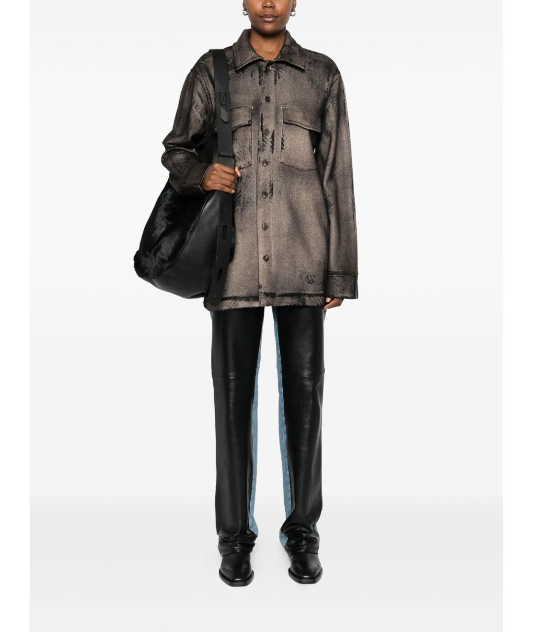 AVANT TOI Коричневая шерстяная рубашка, фото 2