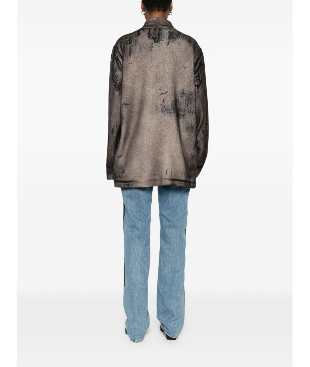 AVANT TOI Коричневая шерстяная рубашка, фото 4