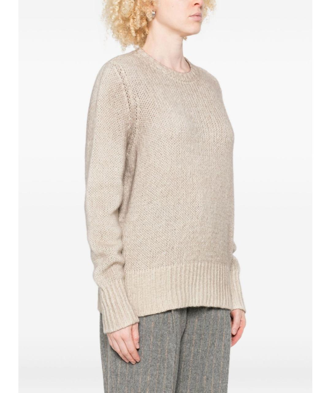 AVANT TOI Бежевый кашемировый джемпер / свитер, фото 4