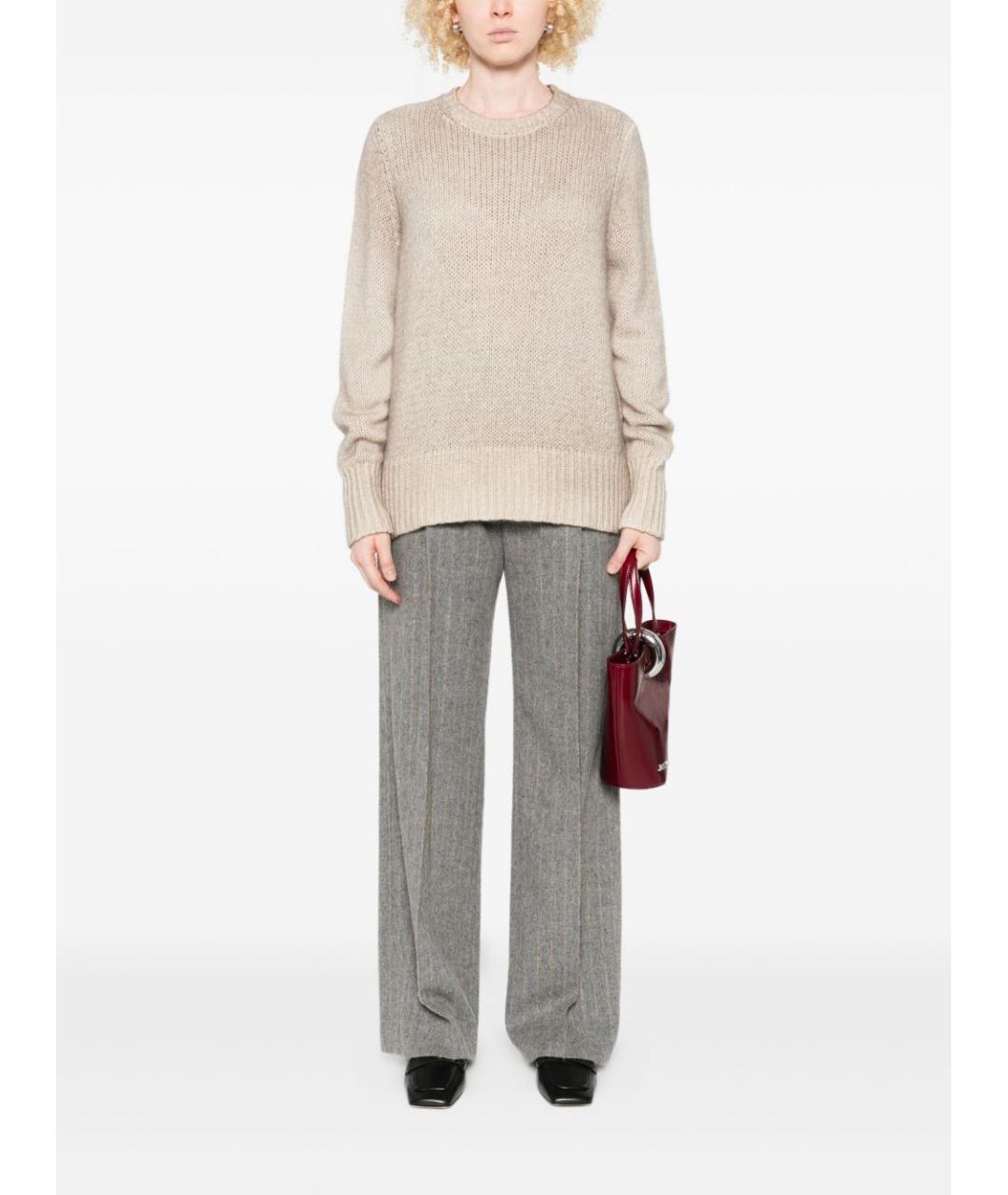 AVANT TOI Бежевый кашемировый джемпер / свитер, фото 3