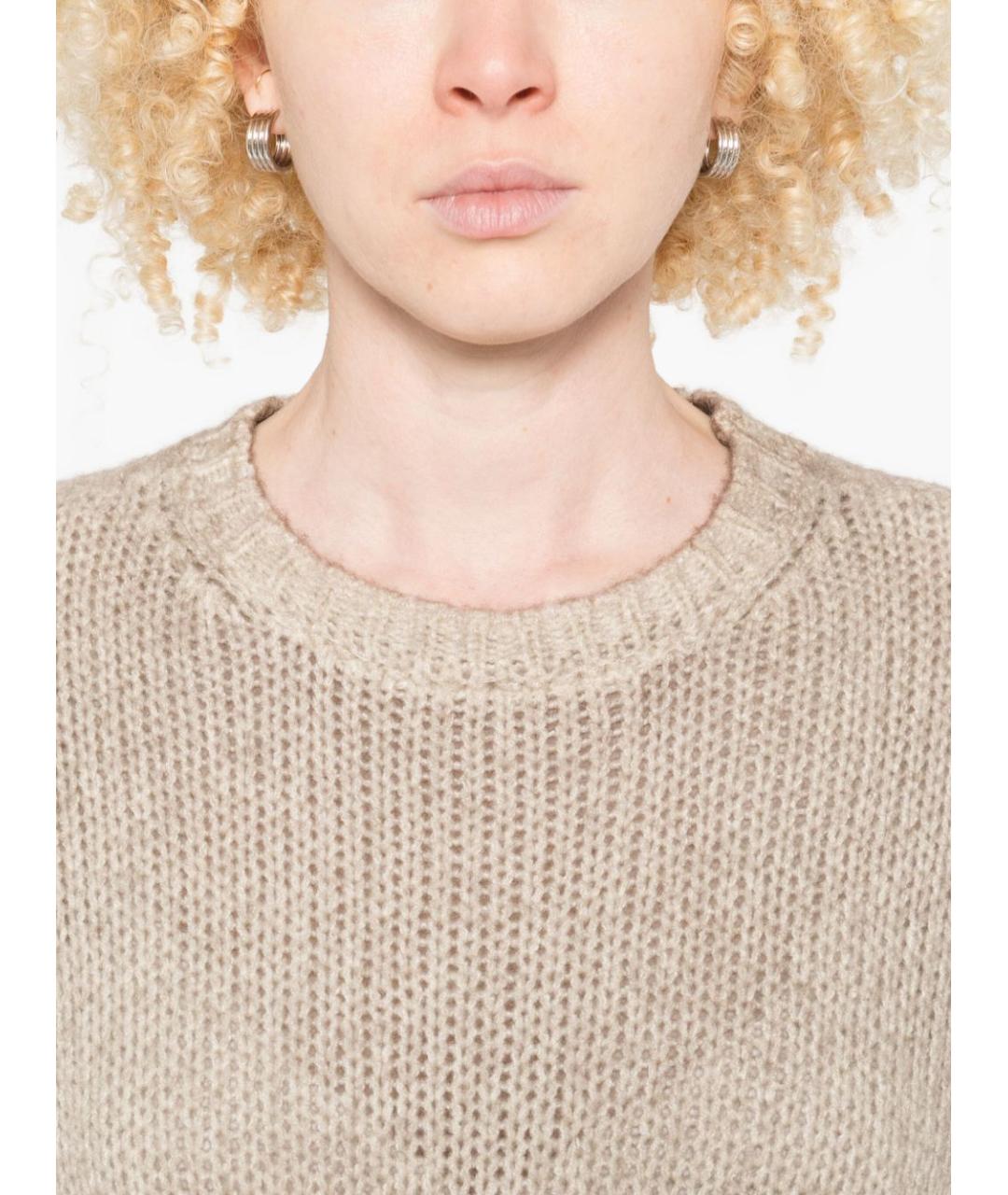 AVANT TOI Бежевый кашемировый джемпер / свитер, фото 5