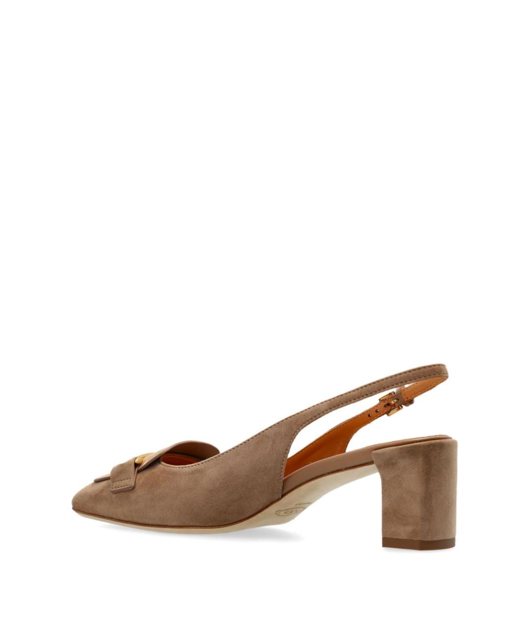 TOD'S Коричневые кожаные туфли, фото 7