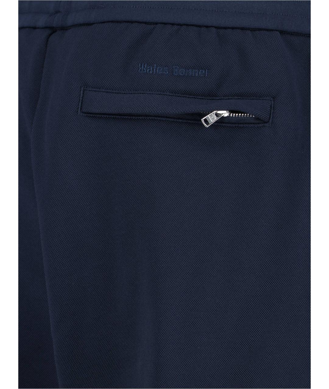 ADIDAS Темно-синие полиэстеровые повседневные брюки, фото 4