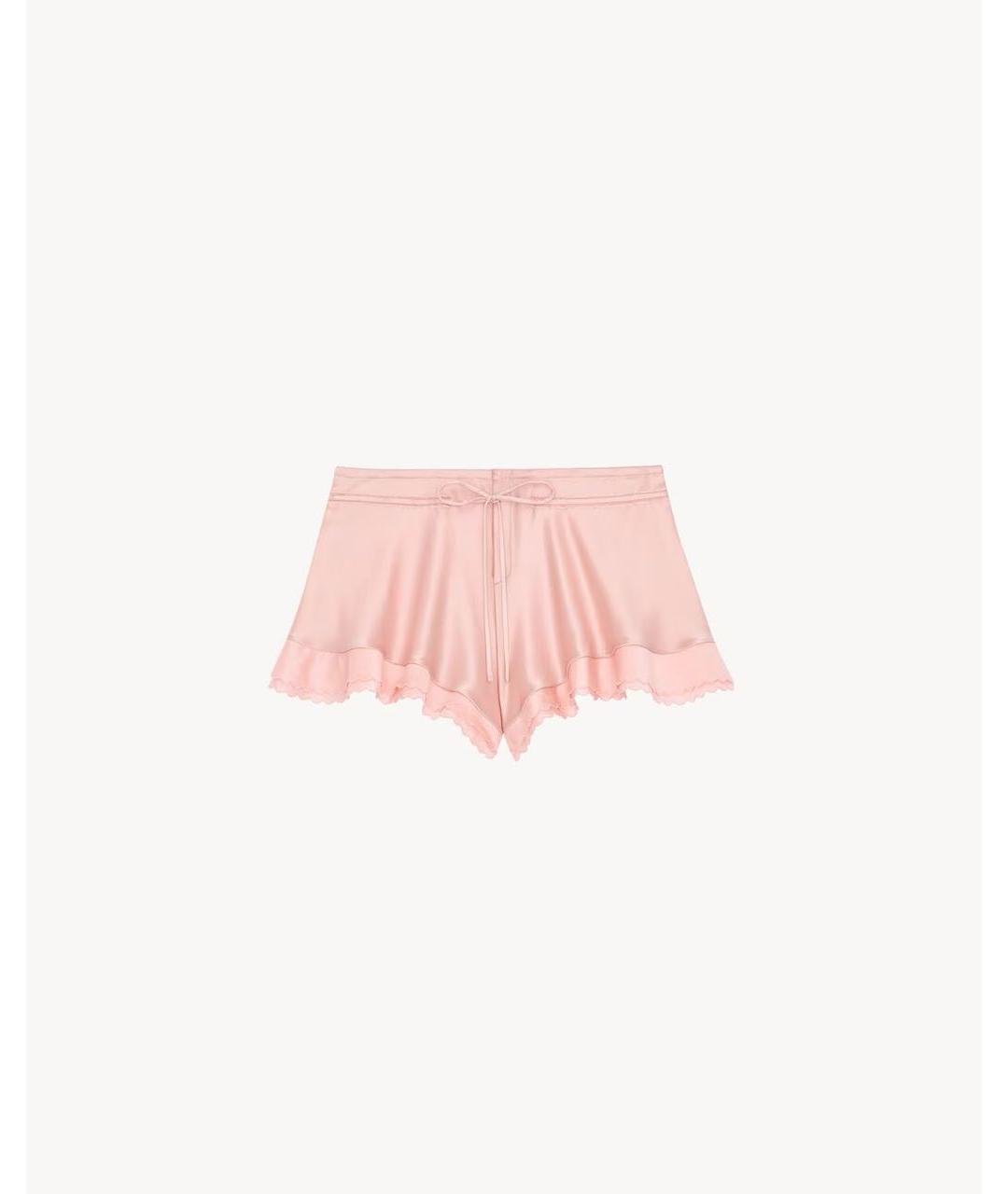 SAINT LAURENT Розовые шорты, фото 4