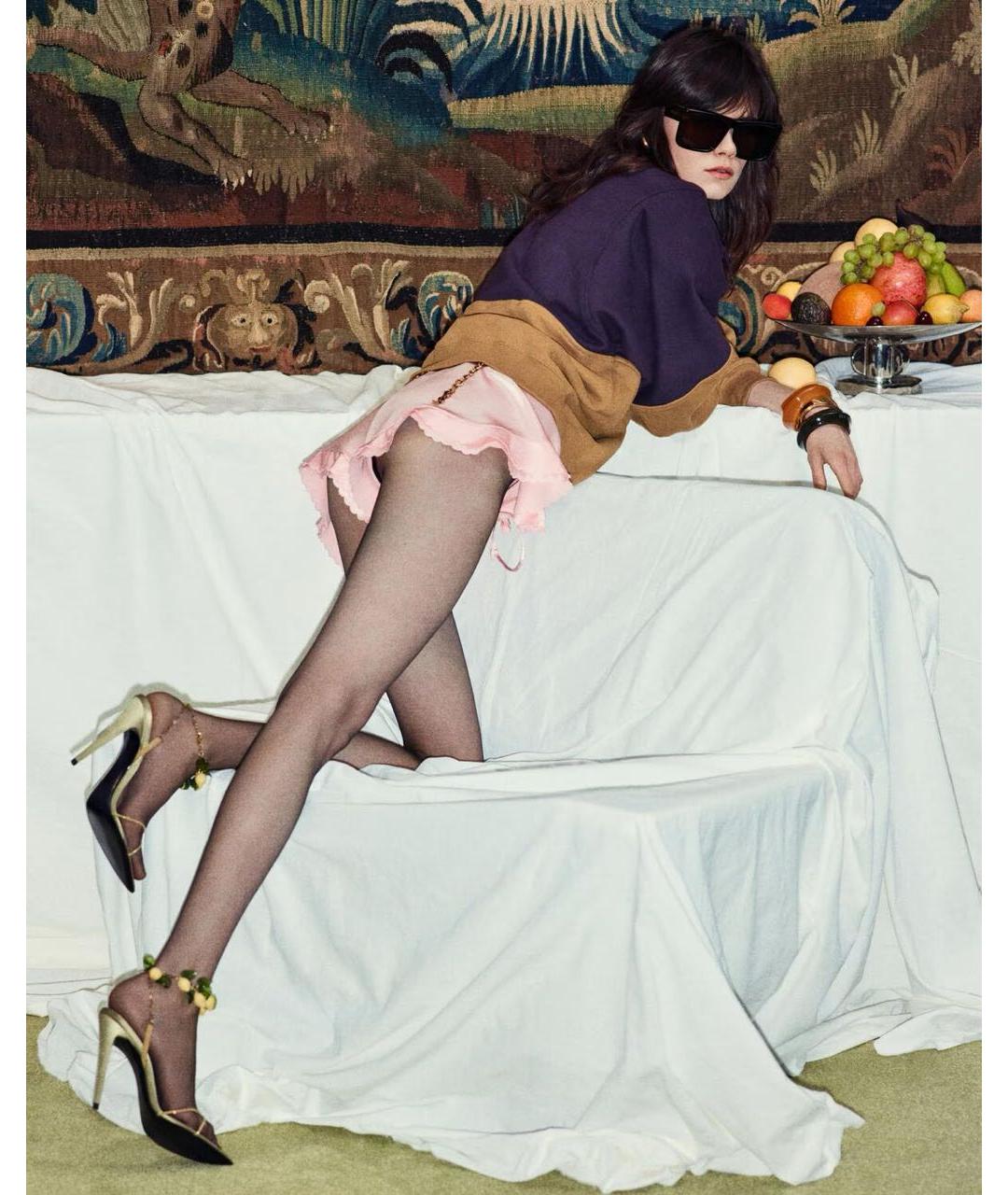 SAINT LAURENT Розовые шорты, фото 2