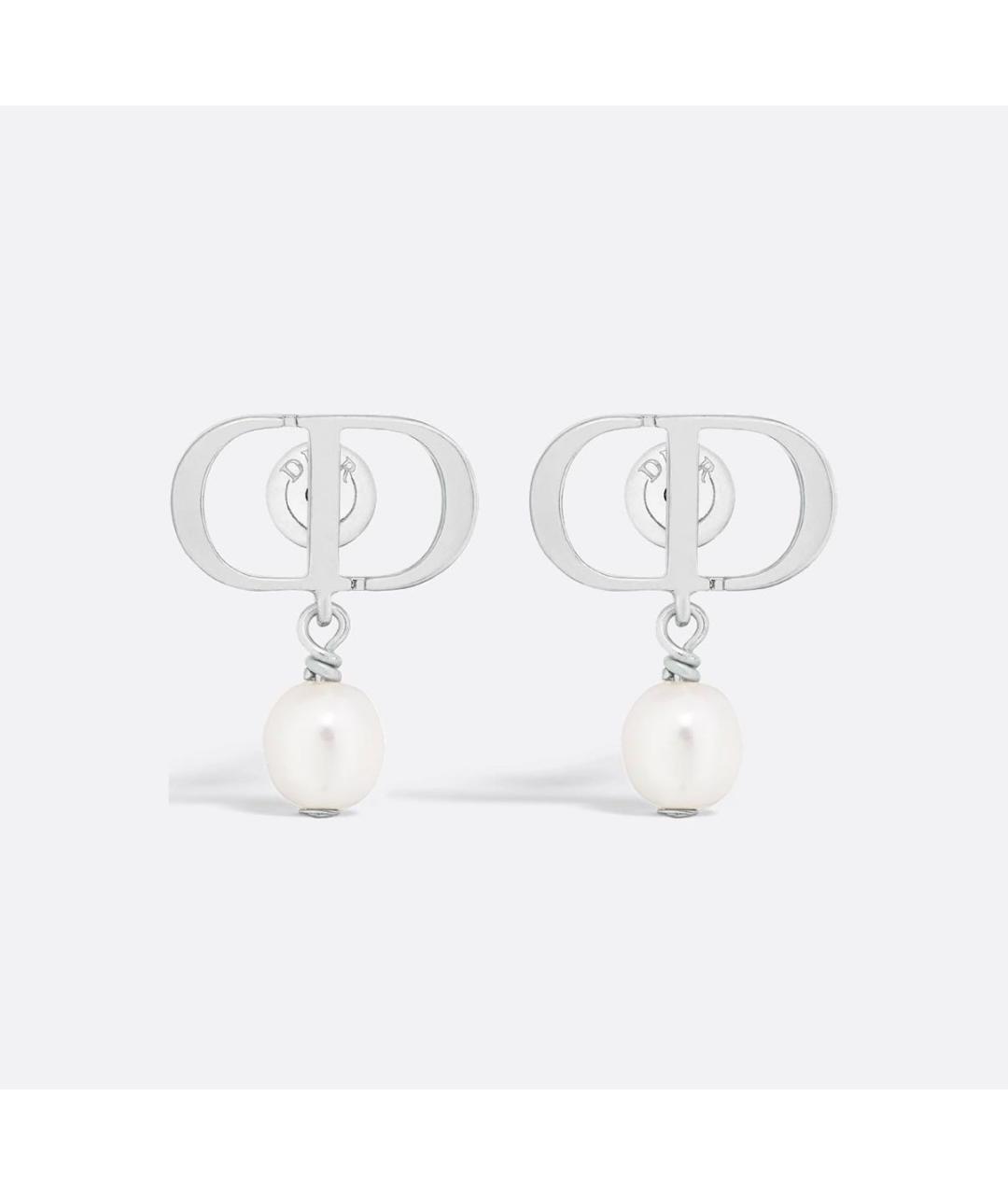 CHRISTIAN DIOR Серебряные металлические серьги, фото 5
