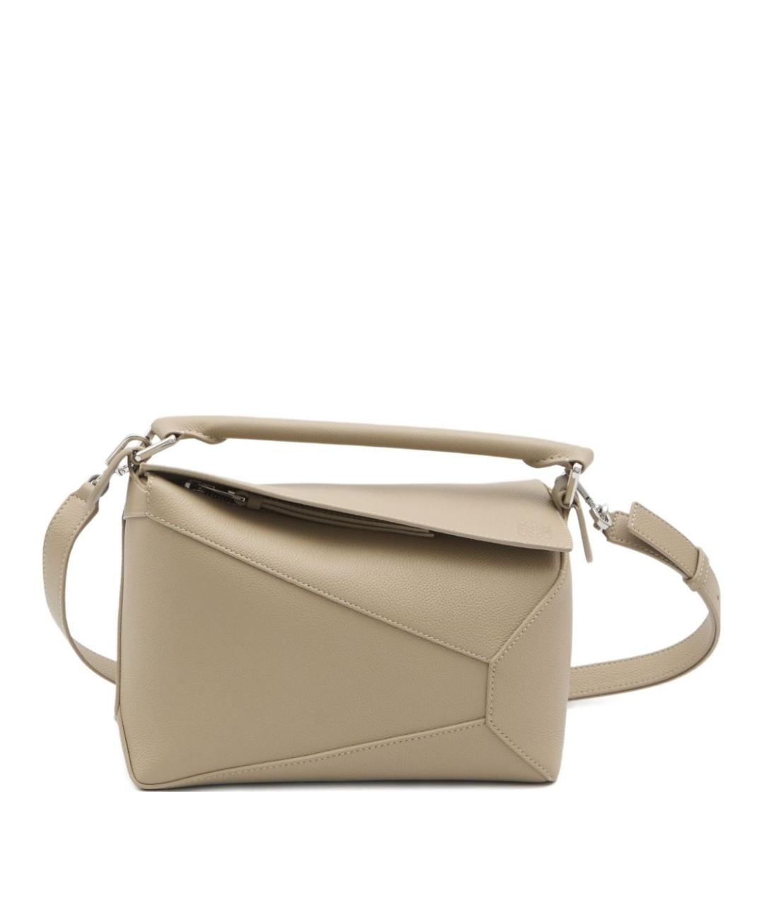 LOEWE Белая кожаная сумка через плечо, фото 1