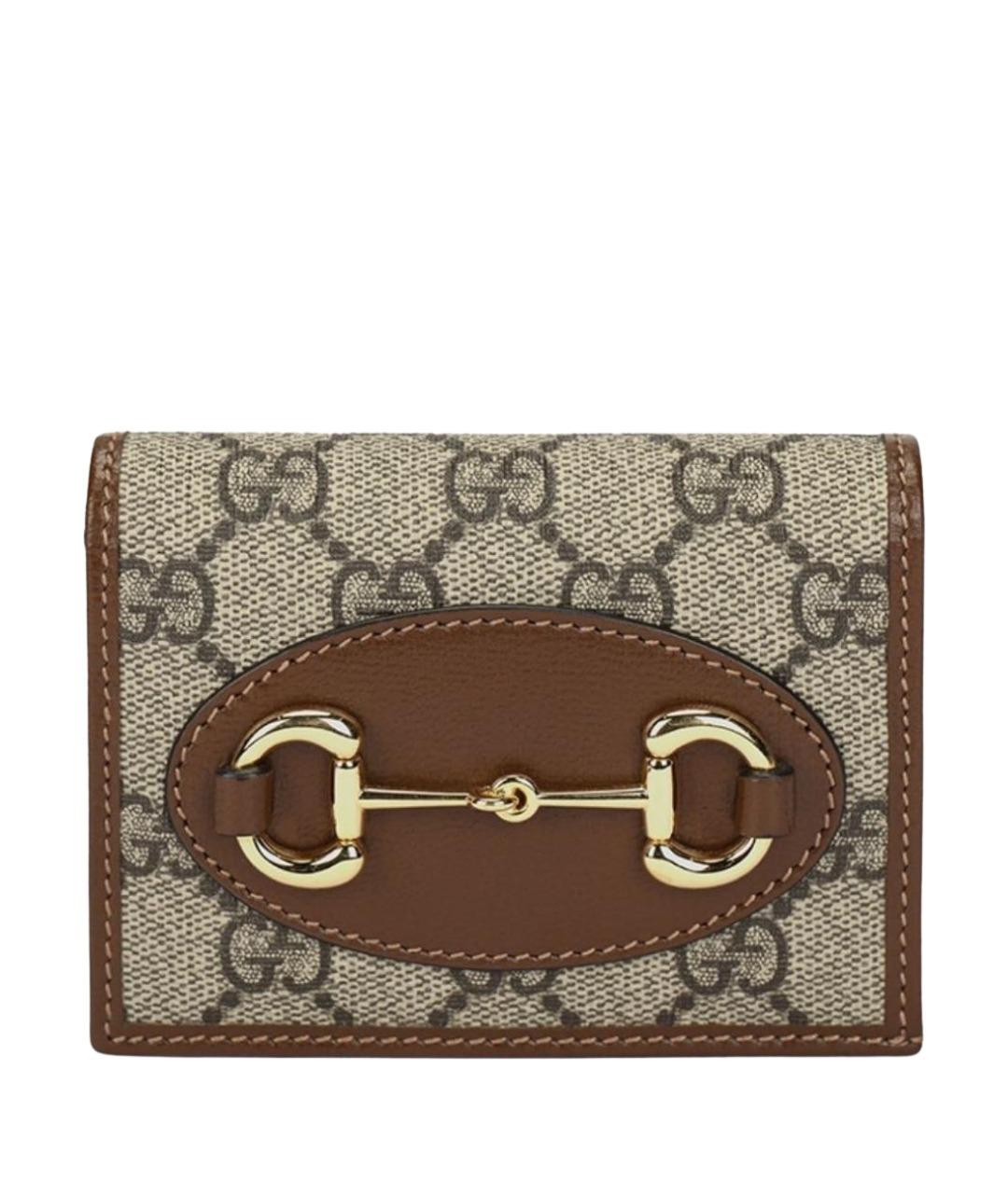 GUCCI Коричневый кошелек, фото 1