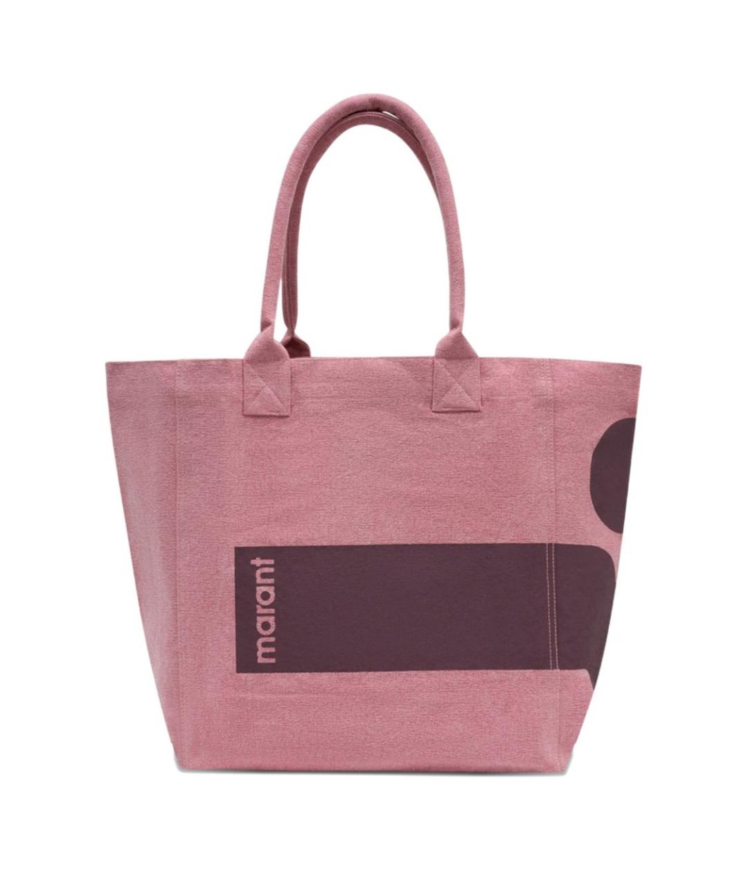 ISABEL MARANT Розовая хлопковая сумка тоут, фото 1