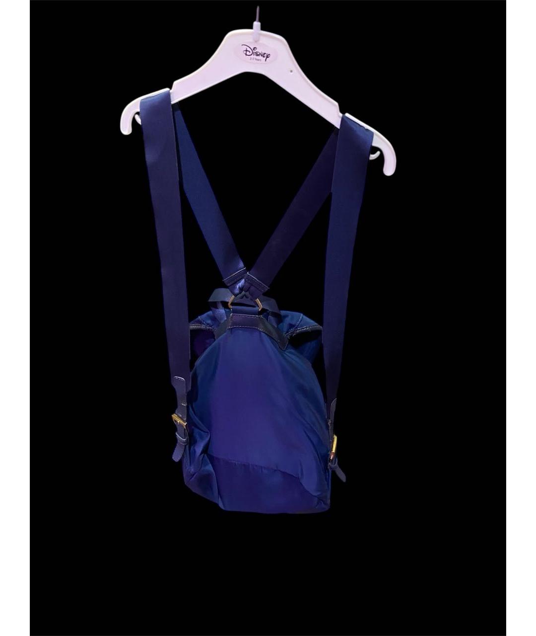 PRADA Синий кожаный рюкзак, фото 3