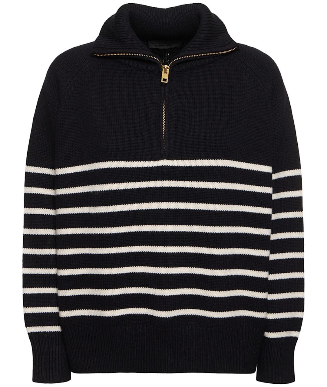 NILI LOTAN Темно-синий кашемировый джемпер / свитер, фото 1