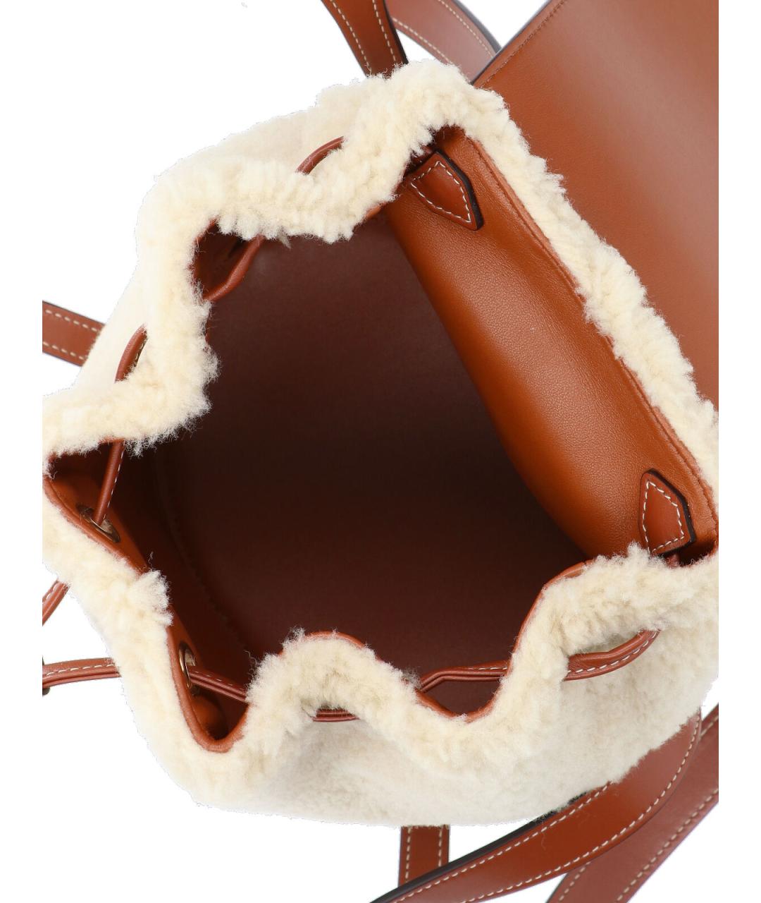 CELINE Бежевый рюкзак, фото 4