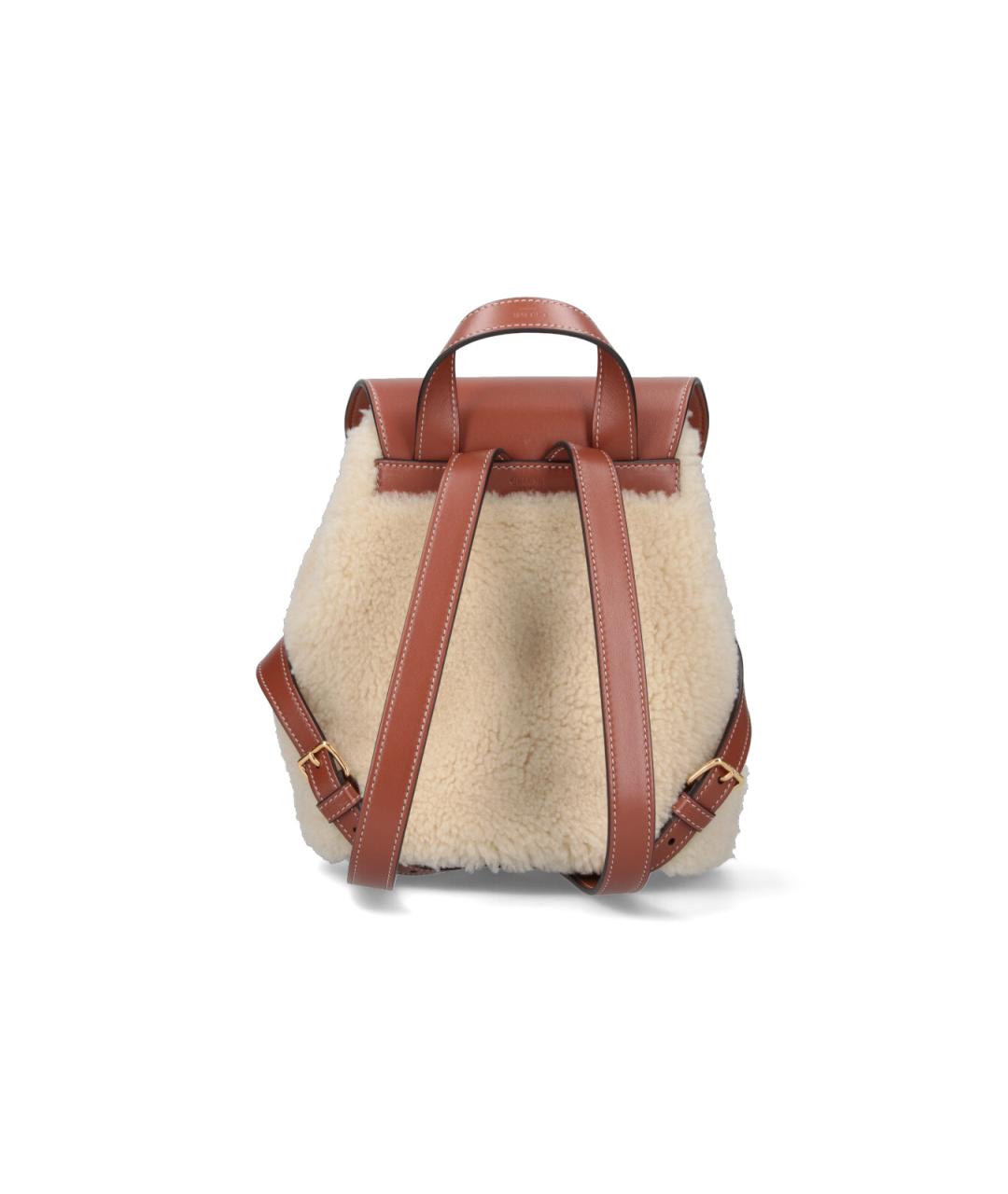 CELINE Бежевый рюкзак, фото 3