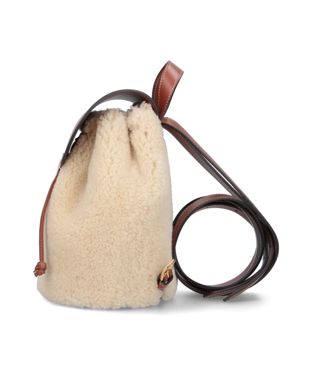 CELINE Бежевый рюкзак, фото 5