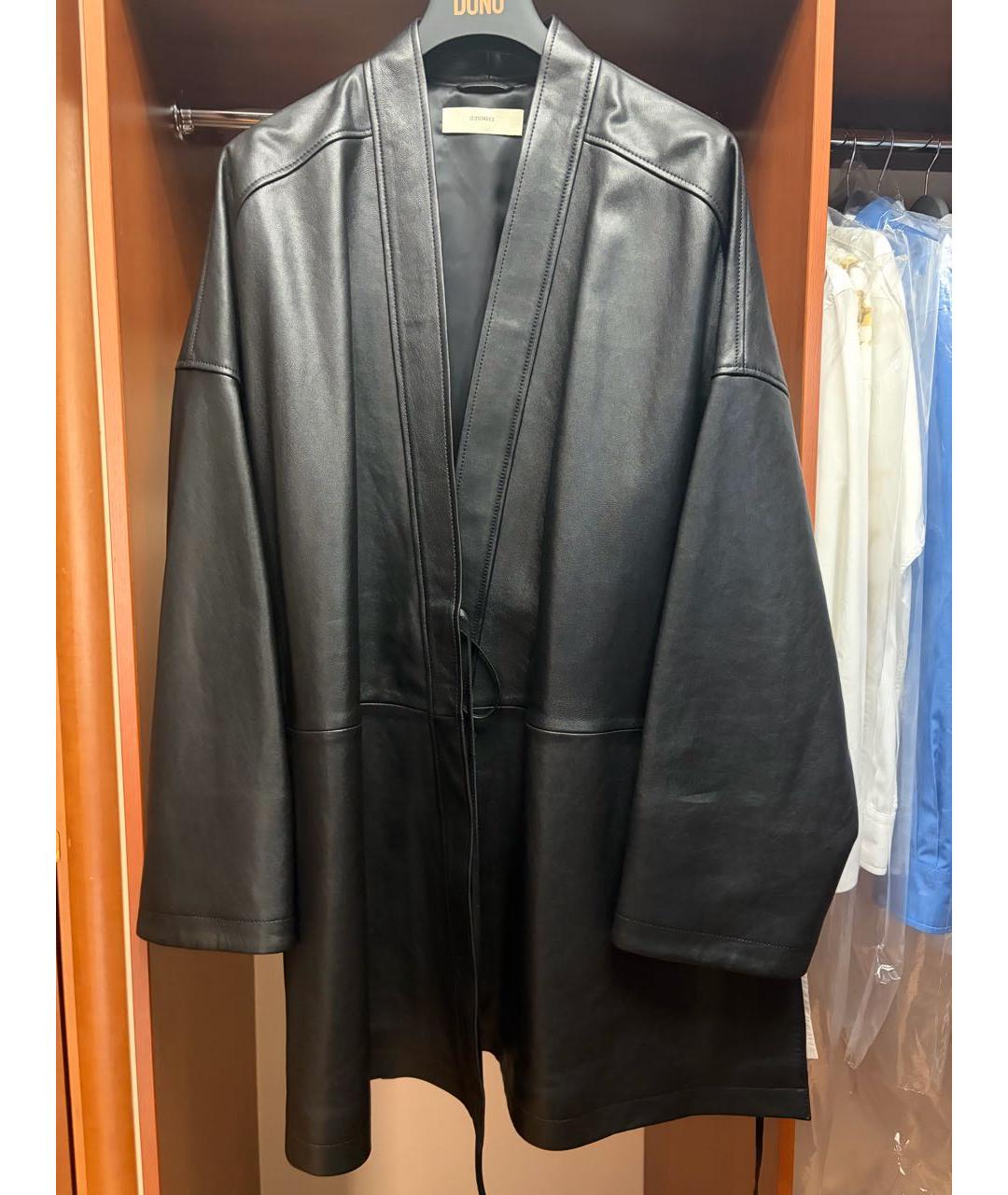 12 STOREEZ Черная кожаная куртка, фото 4