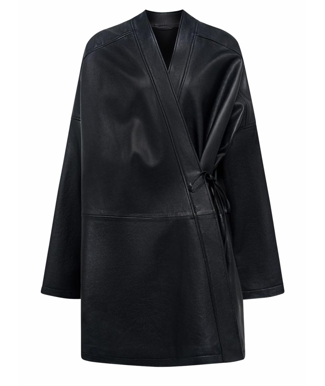 12 STOREEZ Черная кожаная куртка, фото 1