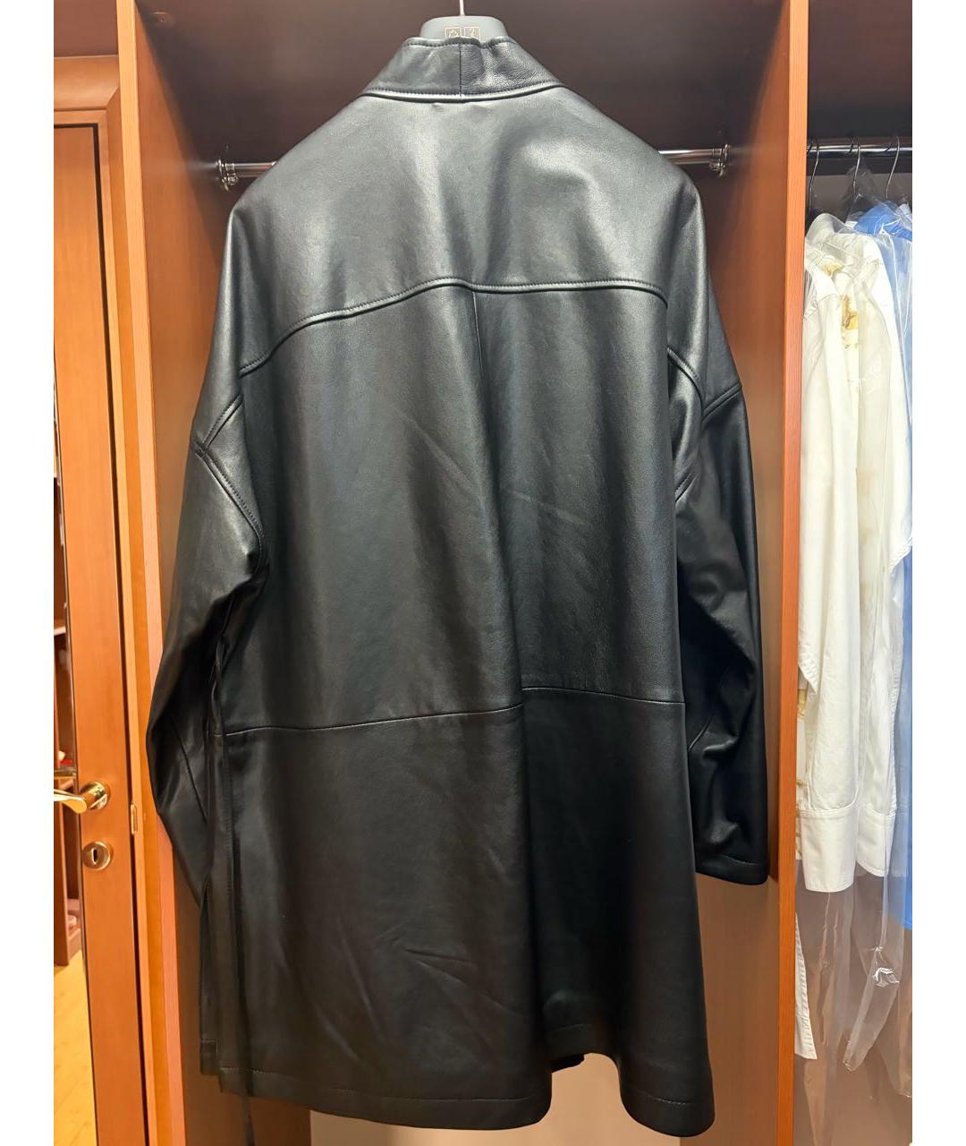 12 STOREEZ Черная кожаная куртка, фото 2