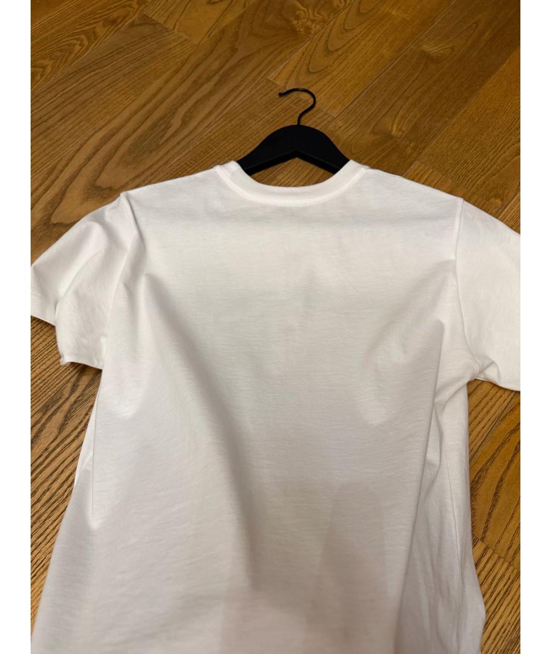 LOUIS VUITTON Белая хлопковая футболка, фото 5