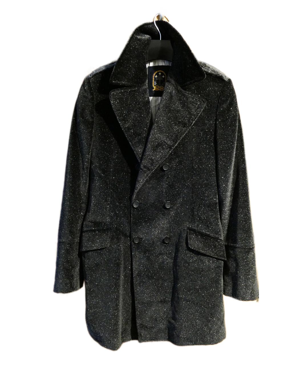 DOLCE&GABBANA Черное хлопковое пальто, фото 8