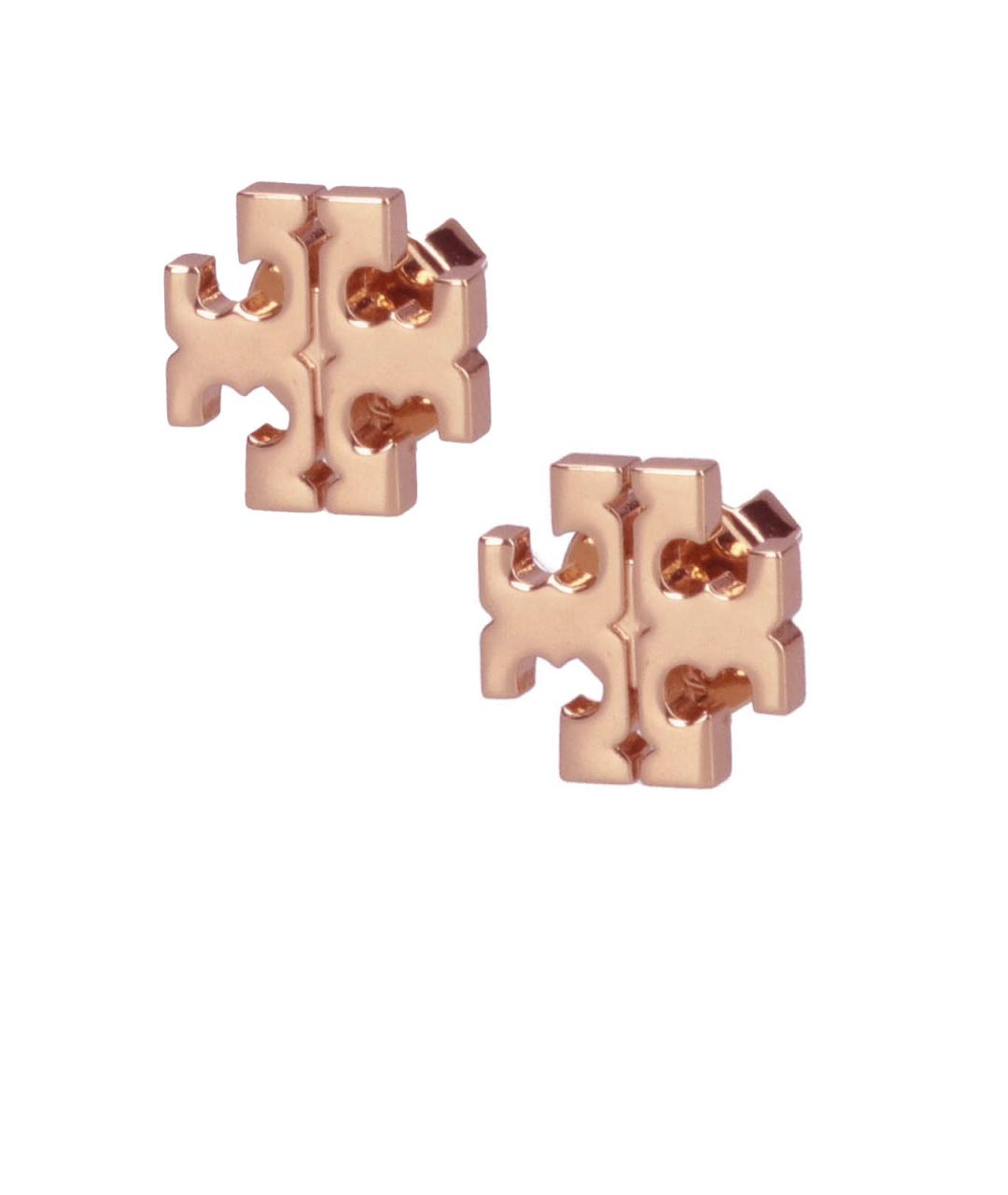 TORY BURCH Розовые металлические серьги, фото 3