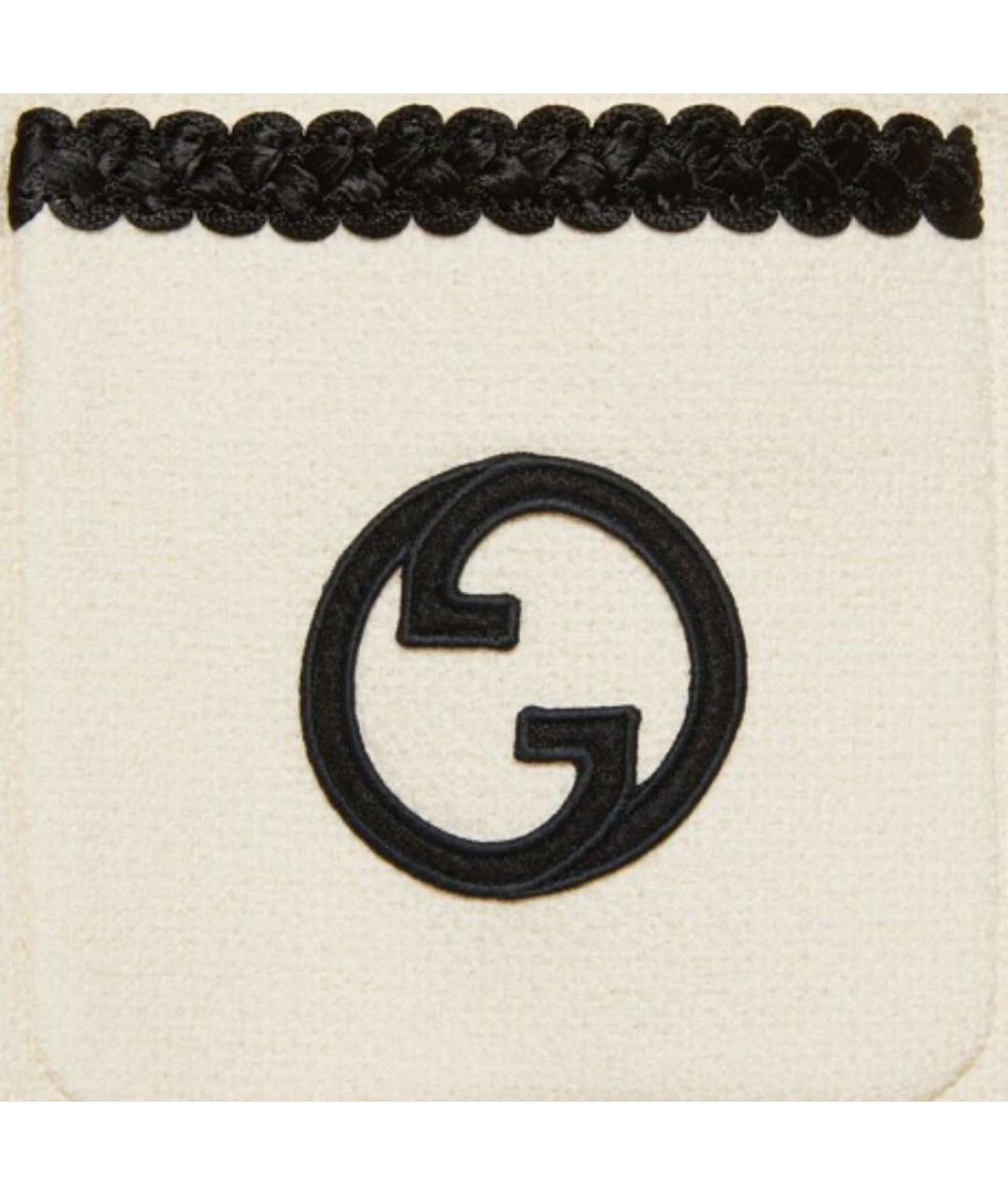 GUCCI Белый твидовый жакет/пиджак, фото 5