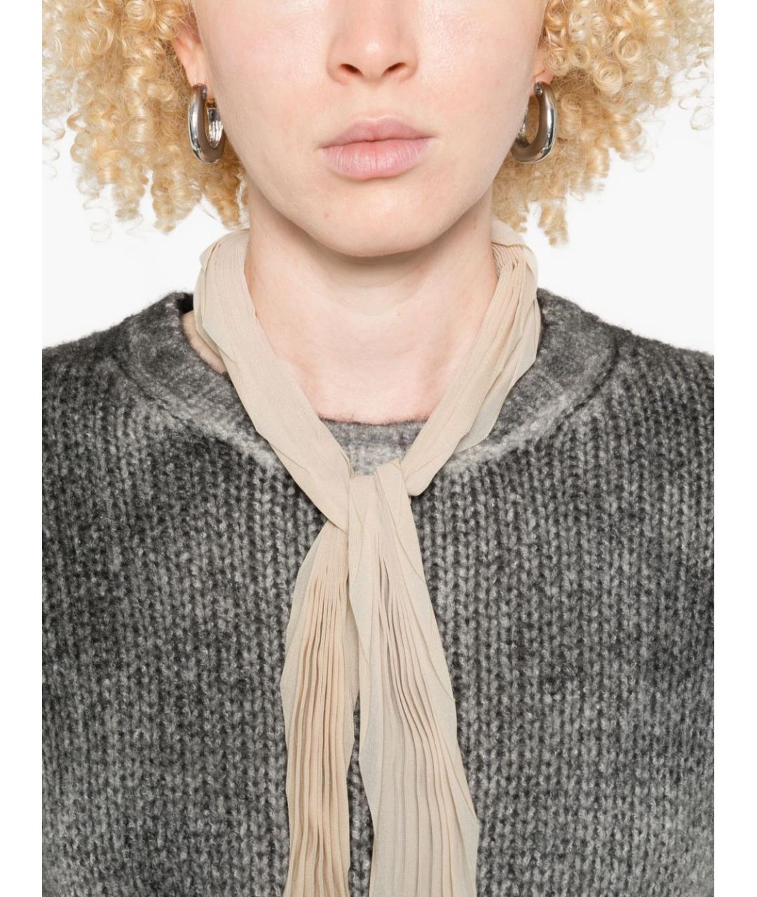 AVANT TOI Серый кашемировый джемпер / свитер, фото 3