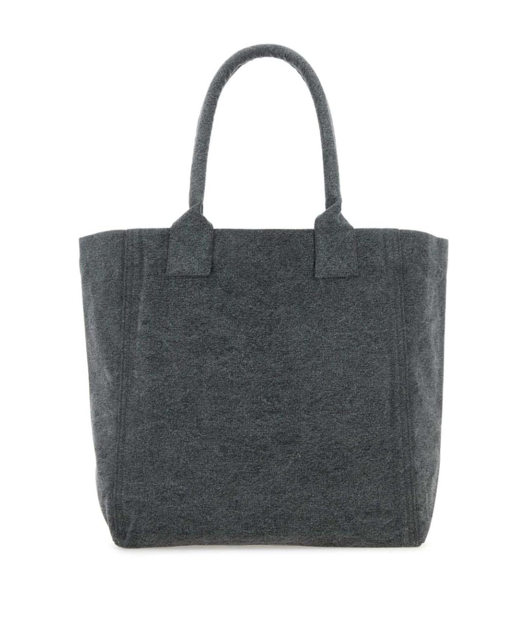 ISABEL MARANT Черная хлопковая сумка тоут, фото 2