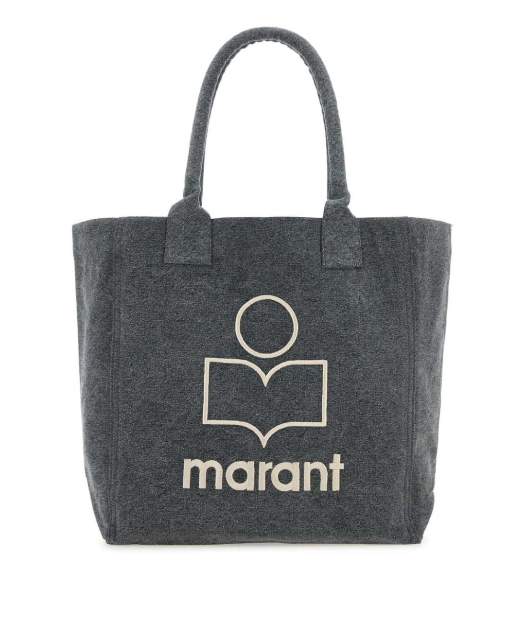 ISABEL MARANT Черная хлопковая сумка тоут, фото 1