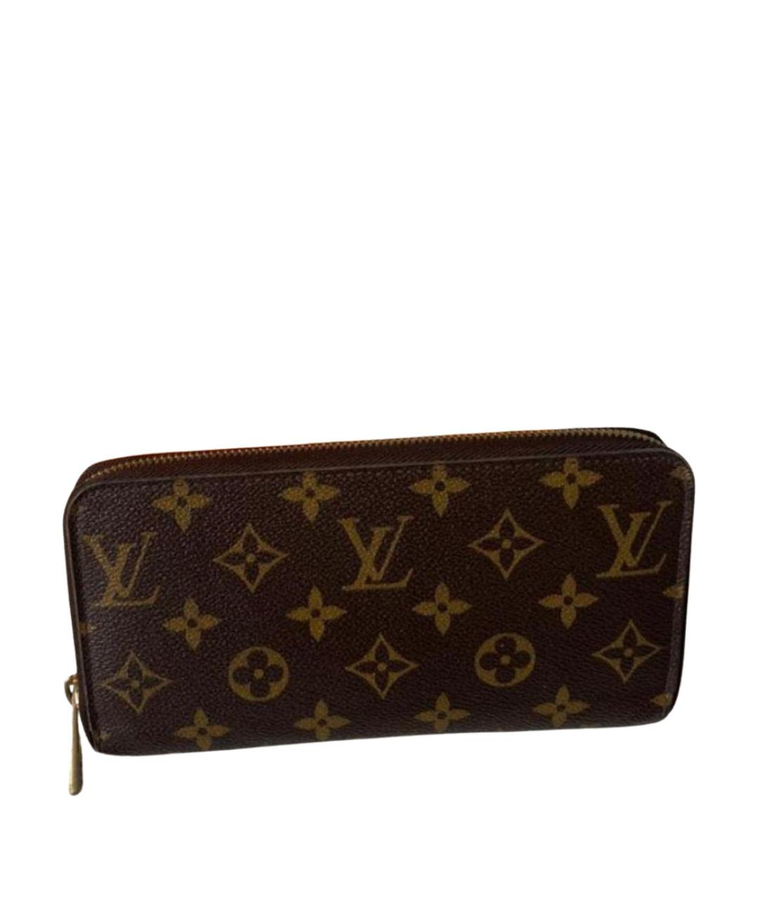 LOUIS VUITTON Коричневый кошелек, фото 1