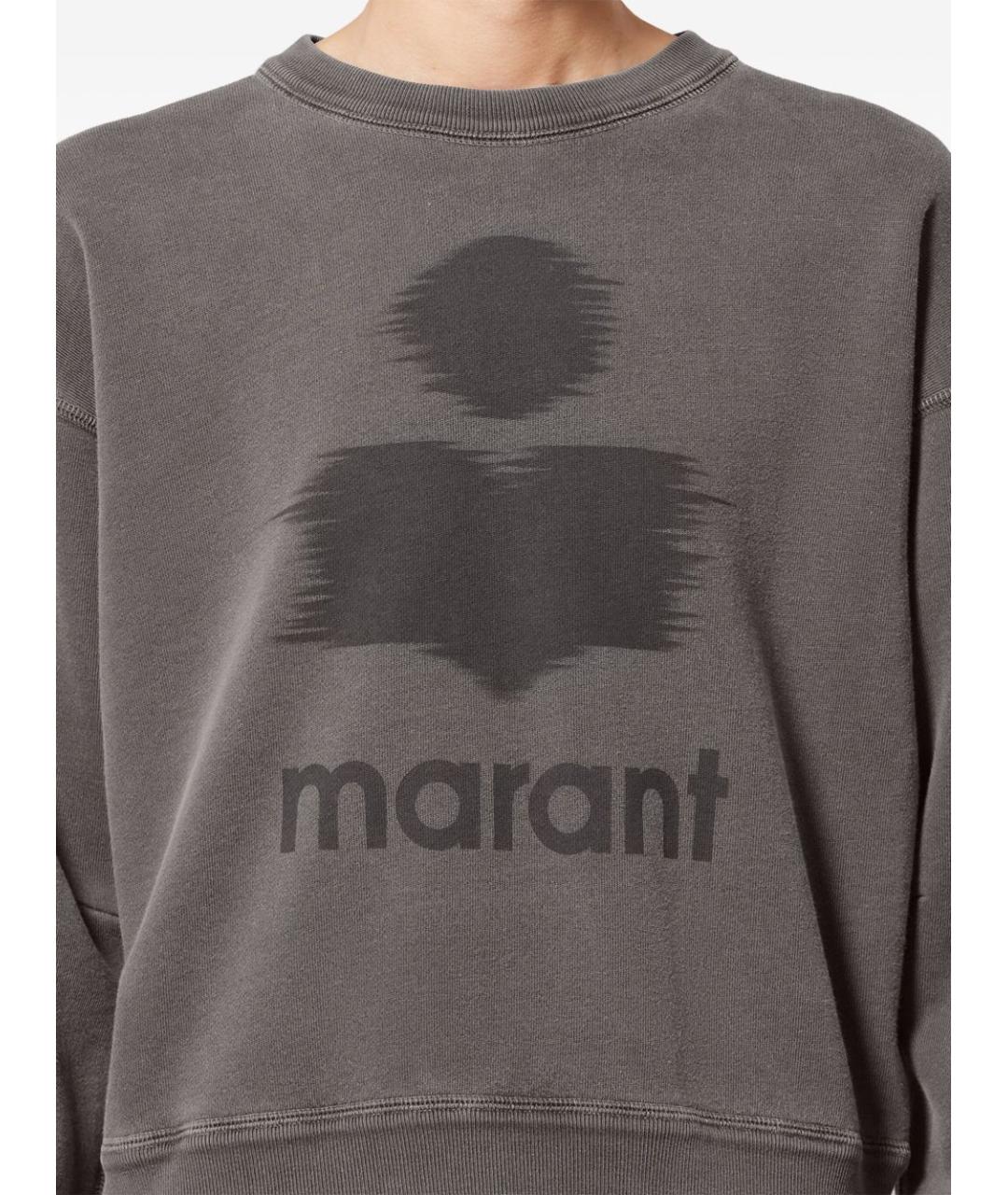 ISABEL MARANT ETOILE Серый хлопковый джемпер / свитер, фото 3