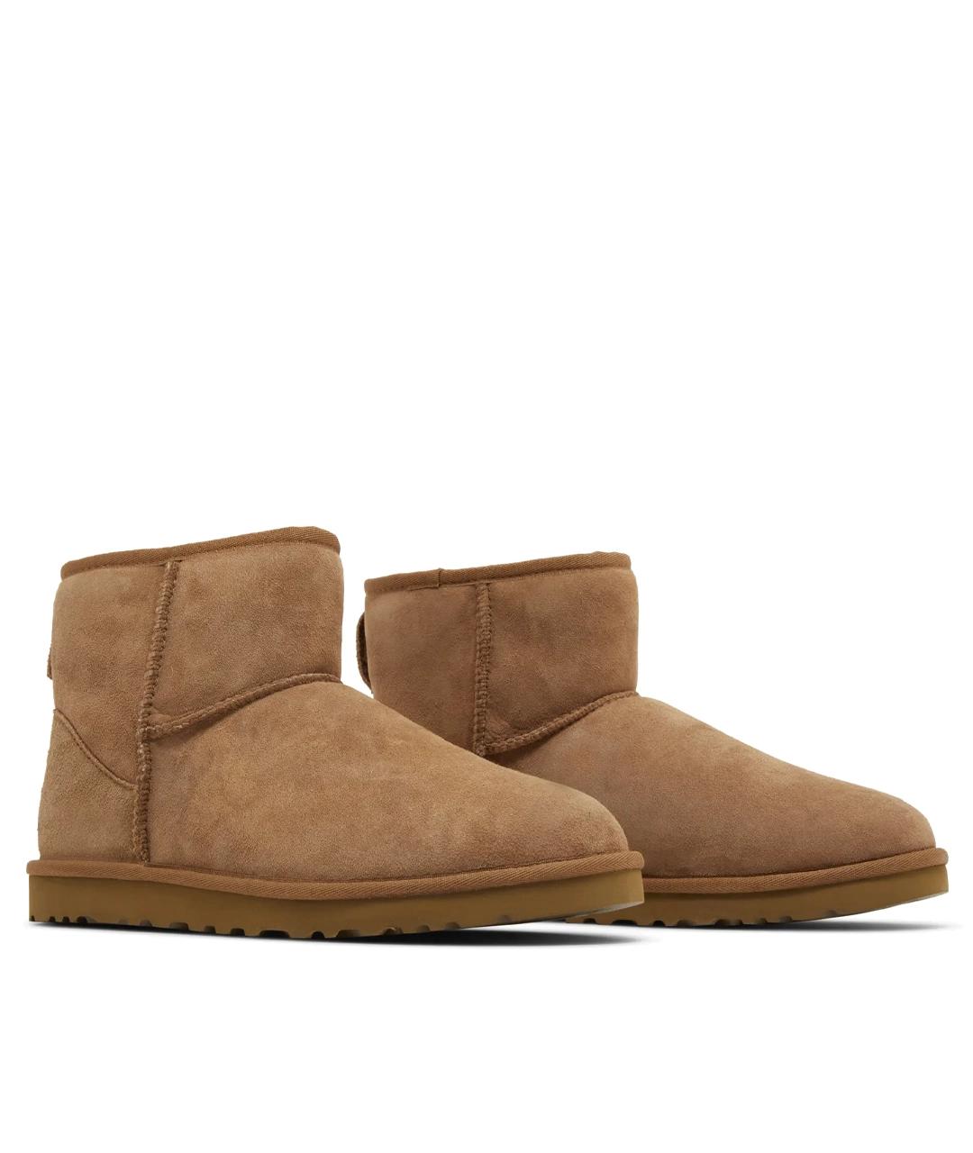 UGG AUSTRALIA Коричневые замшевые высокие ботинки, фото 2