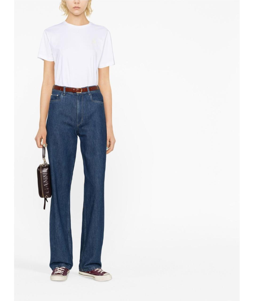 ISABEL MARANT ETOILE Белая хлопковая футболка, фото 3