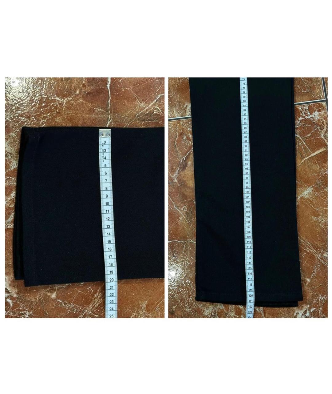 RALPH LAUREN PURPLE LABEL Черные хлопковые прямые джинсы, фото 7