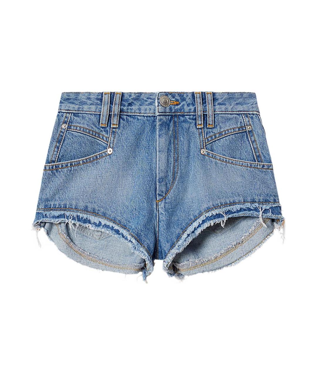 ISABEL MARANT Голубые хлопковые шорты, фото 1