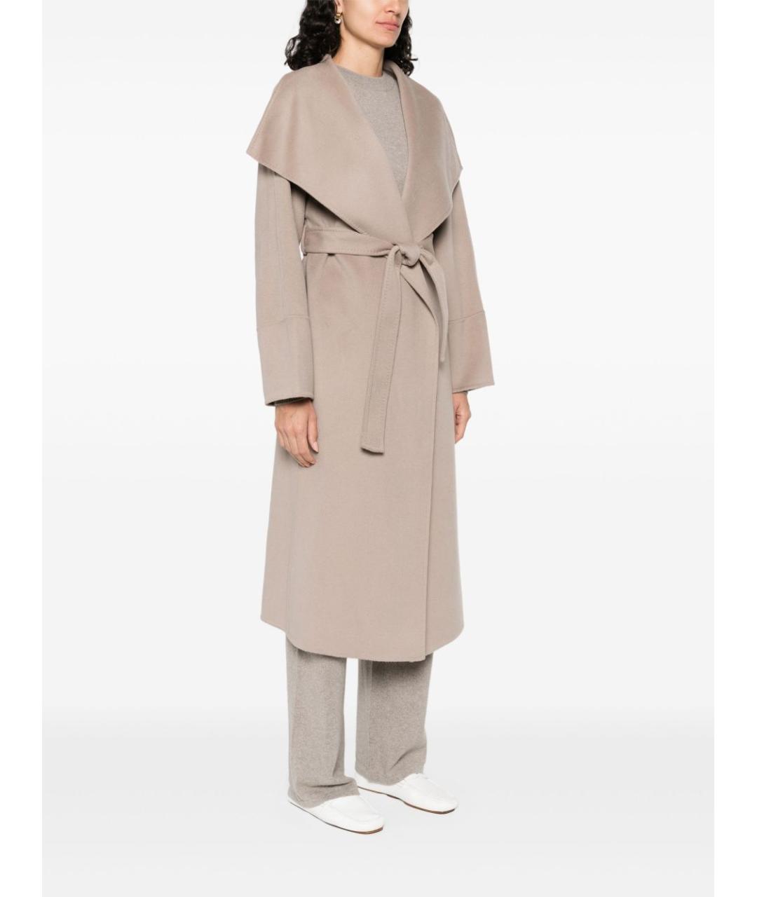 SOFT GOAT Бежевое кашемировое пальто, фото 5