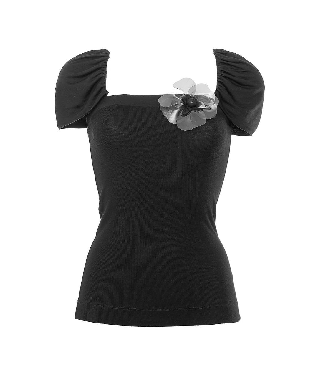 PINKO Черная вискозная блузы, фото 1