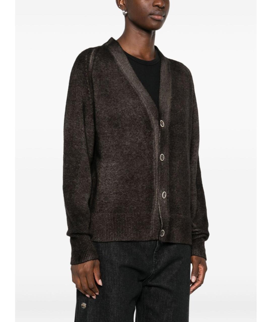 AVANT TOI Коричневый шерстяной кардиган, фото 4