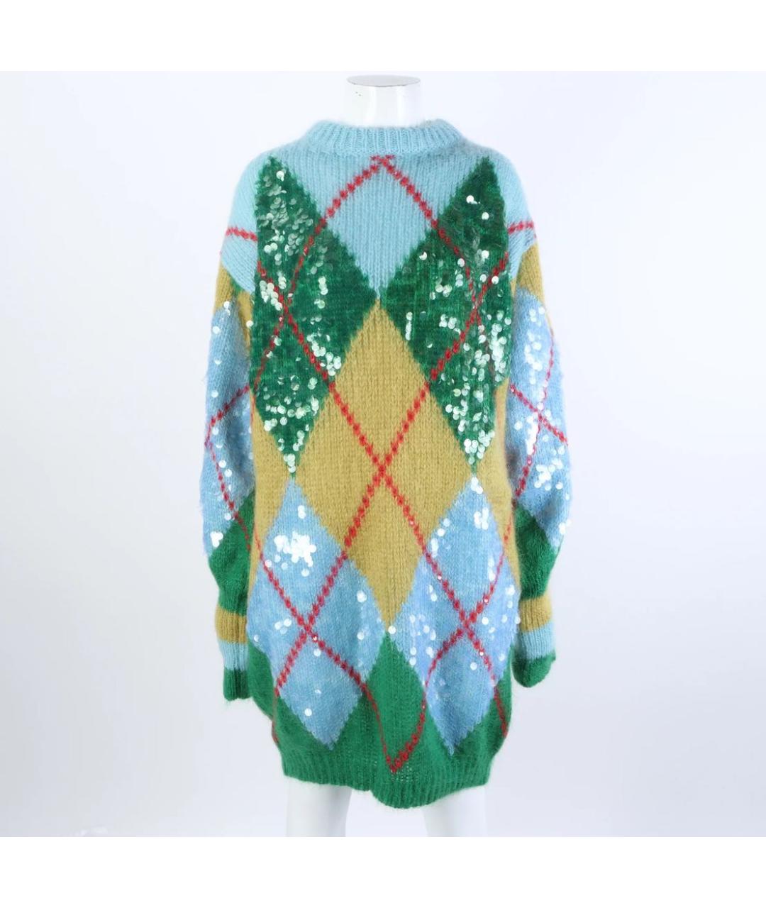 GUCCI Мульти шерстяной джемпер / свитер, фото 6