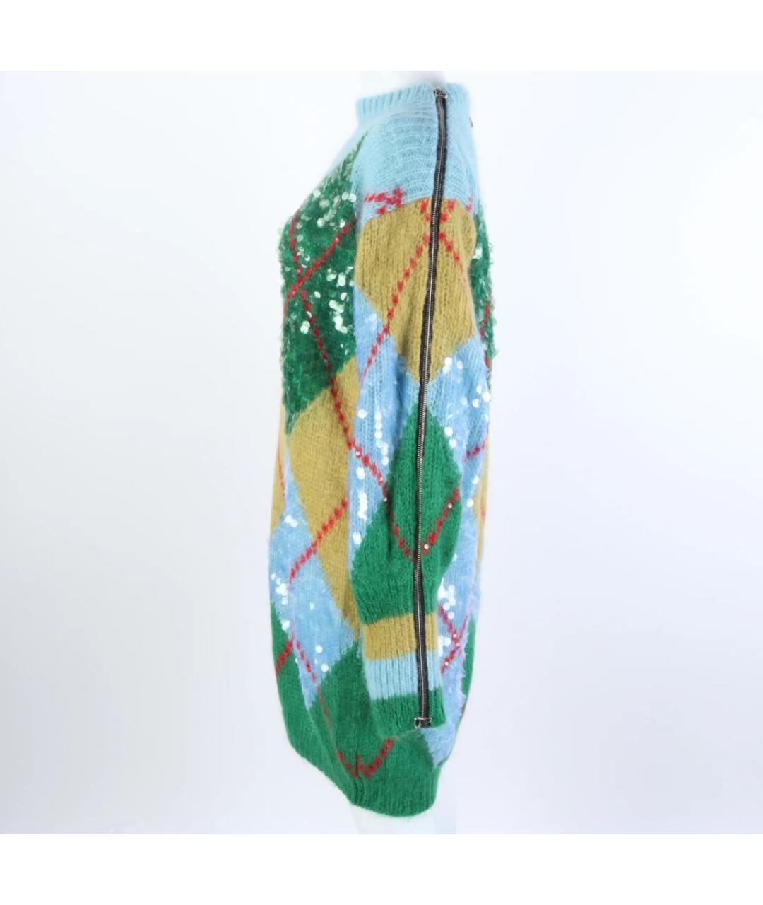 GUCCI Мульти шерстяной джемпер / свитер, фото 4